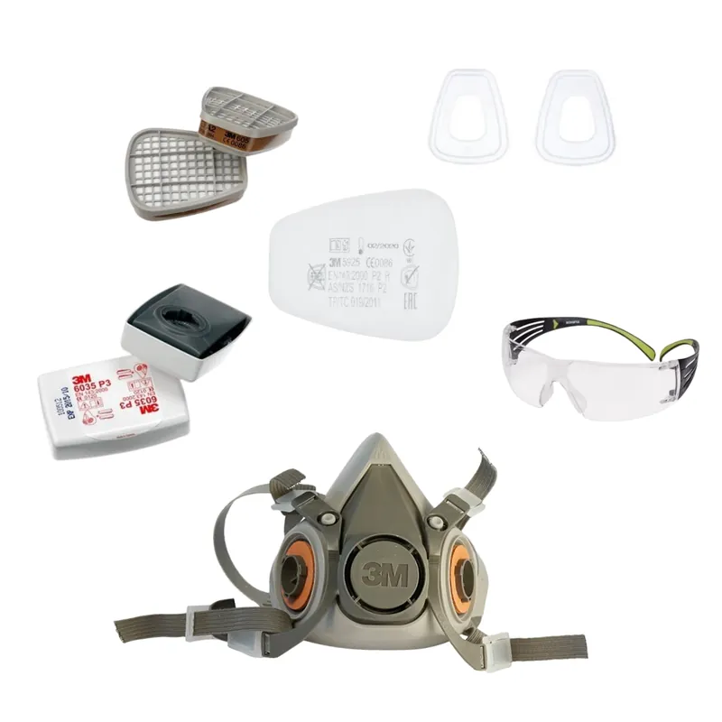 Offerta Set semimaschera 6200 riutilizzabile con filtri e occhiali 3M